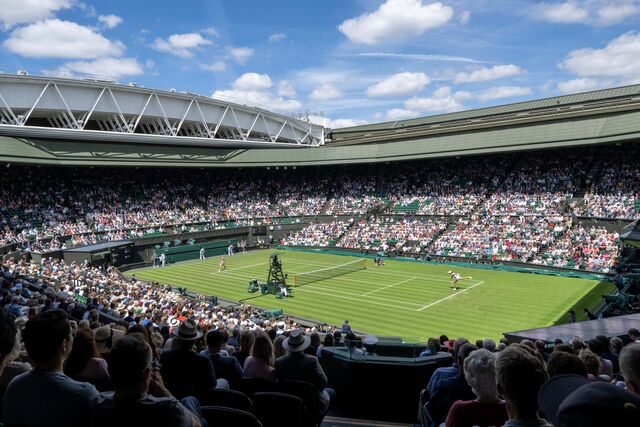 Wimbledon é o torneio de ténis mais antigo do mundo e o único onde ainda se joga em relva.