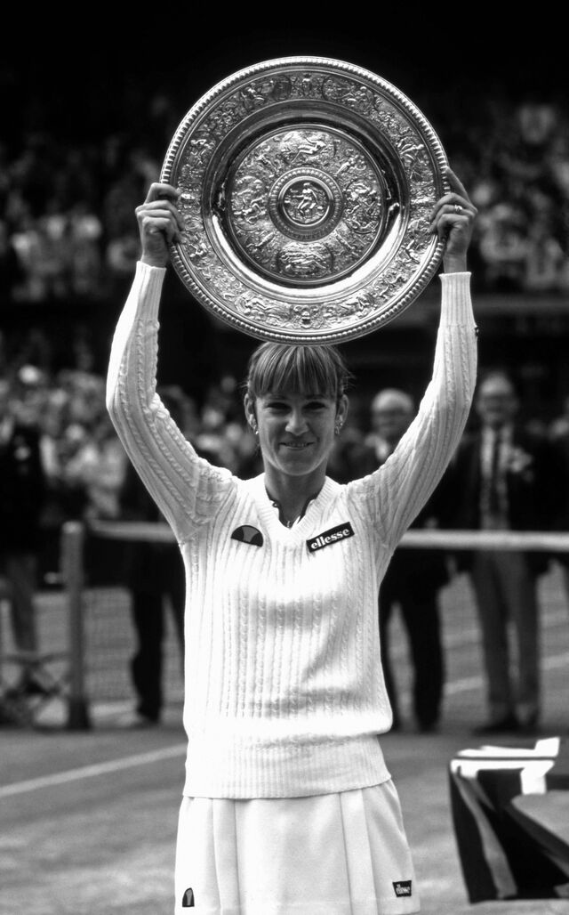 Chris Evert foi por três vezes campeã de singulares femininos.