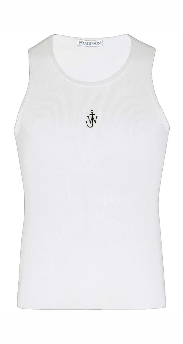 Top tank em jersey de algodão, €195, JW Anderson.