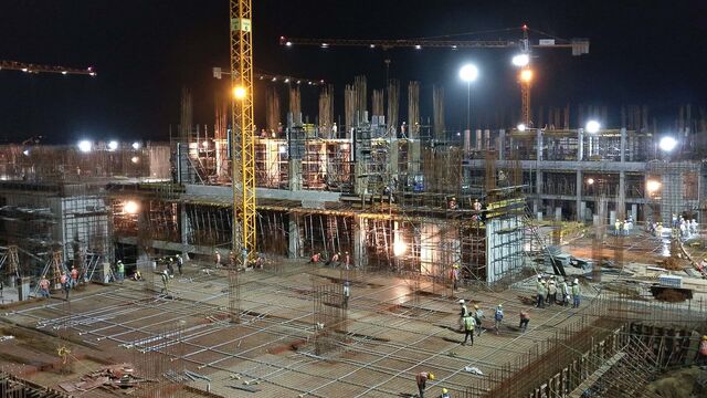 A construção durou quatro anos.