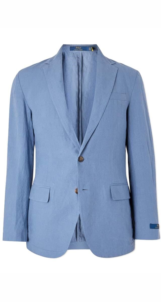 Blazer em linho, €400, Polo Ralph Lauren.