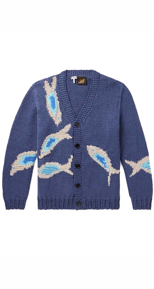 Cardigan em malha de linho, €1800, Loewe.