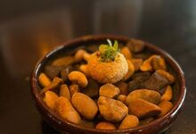Sabores da Ásia: Pani Puri de gamba da costa e manga