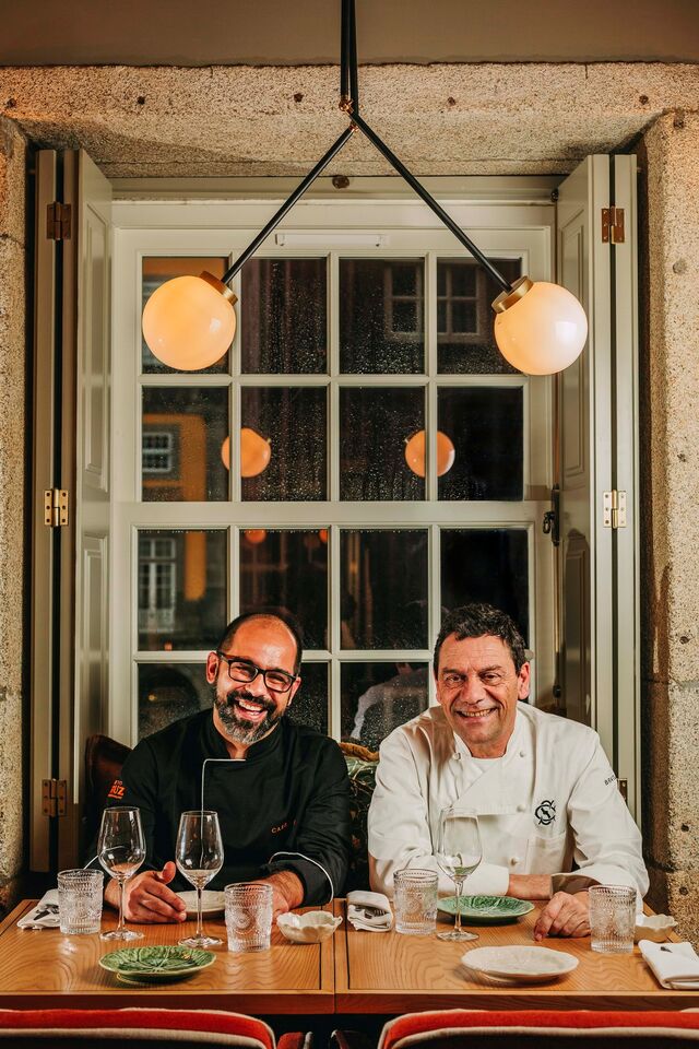 Chefs José Guedes e Miguel Castro e Silva.