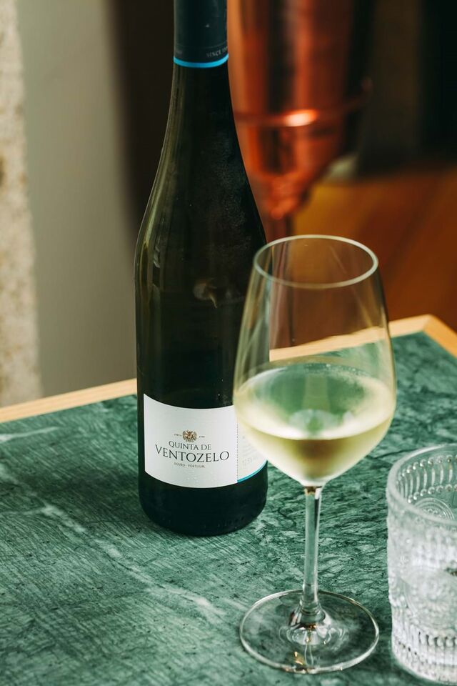 Os vinhos são praticamente todos da Quinta de Ventozelo.