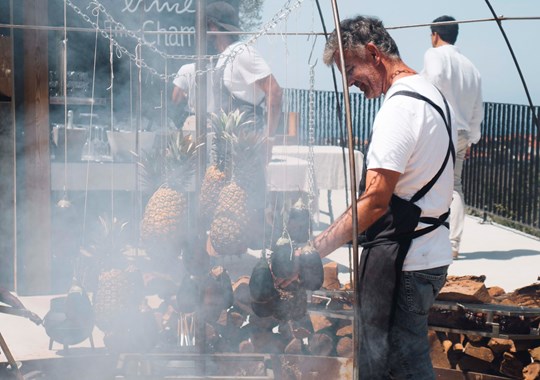 O chef Alexandre Silva está "on fire" na Ericeira