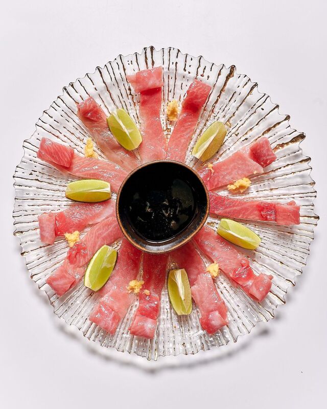 Sashimi de Barriga de Atum.