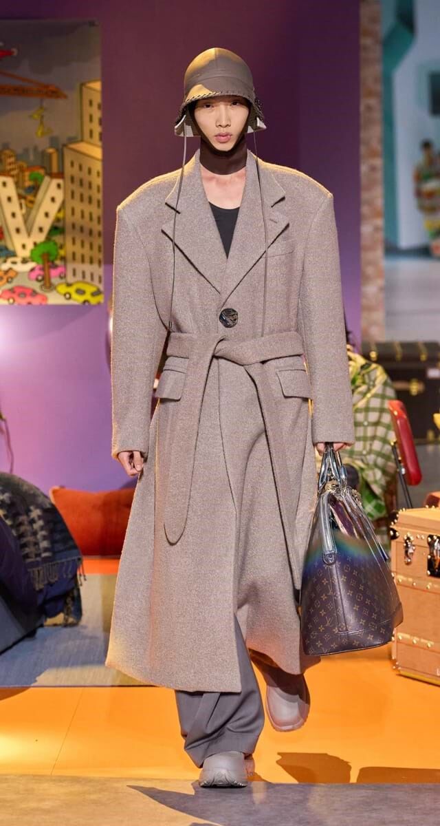 Casaco comprido Louis Vuitton