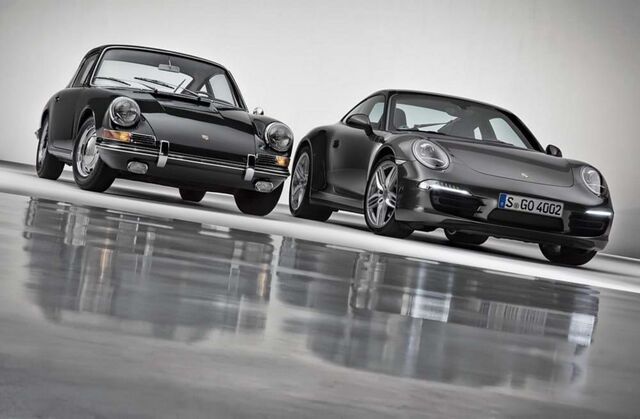 Uma silhueta familiar, a do VW, estendia-se agora em formato desportivo: o Porsche 911.