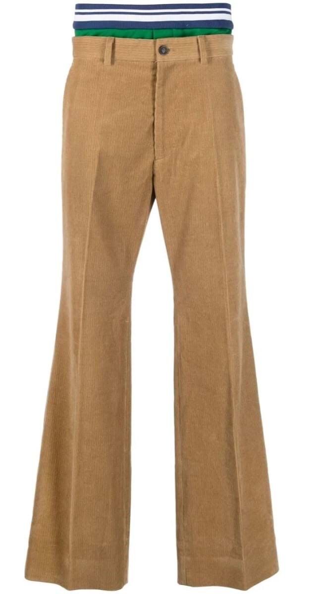 Calças em veludo cotelê, €880, DSquared2.