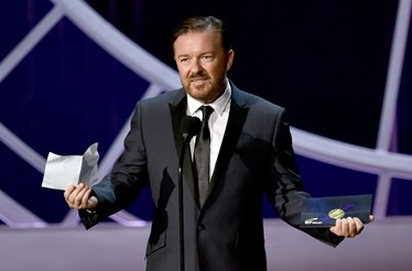 Ricky Gervais e as gargalhadas de burro
