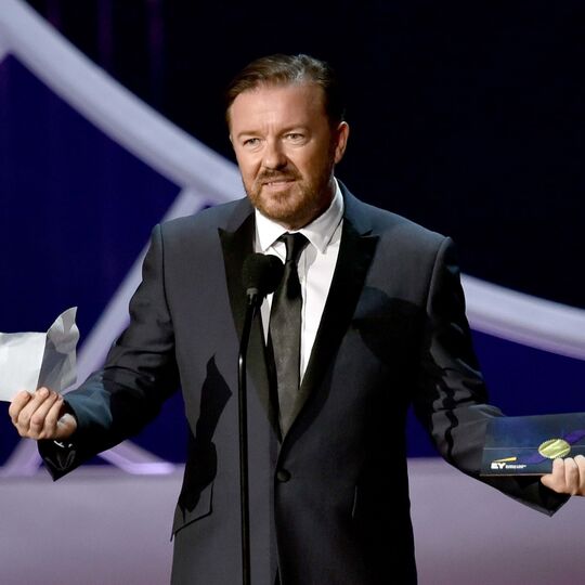 Ricky Gervais e as gargalhadas de burro
