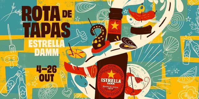Rota de Tapas Estrella Damm arranca hoje em 10 cidades do país.