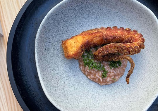 Receita. “Polvo e arroz do mesmo”, do chef Vasco Coelho Santos