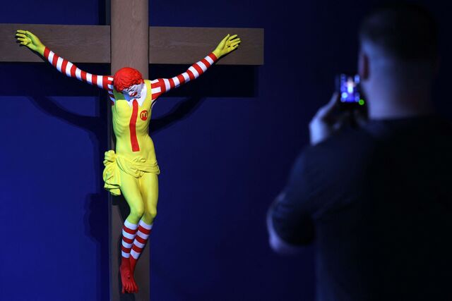 "McJesus", 2015, obra de Jani Leinonen