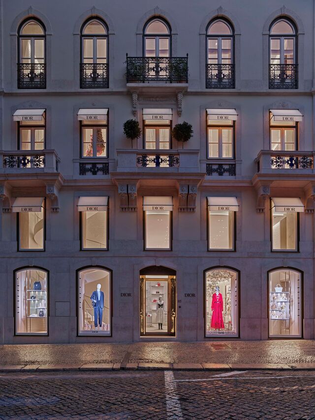 Nova loja da Dior na Avenida da Liberdade.