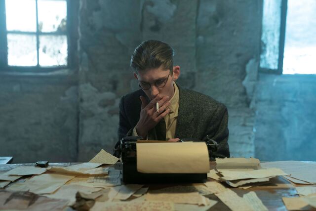 Retrato de Samuel Beckett quando jovem