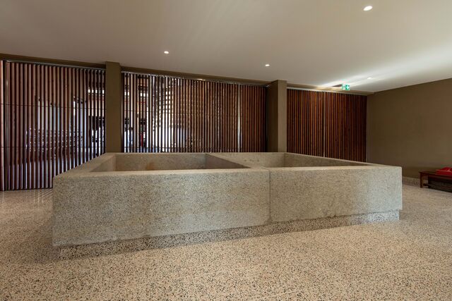 O projeto foi assinado pelo arquiteto Arnaldo Barbosa, que já tinha desenhado a primeira renovação há cerca de 20 anos