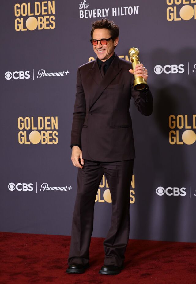 Robert Downey Jr. em Dior Homme.