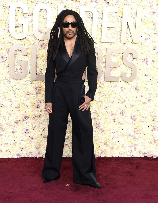 Lenny Kravitz em Alexander McQueen.