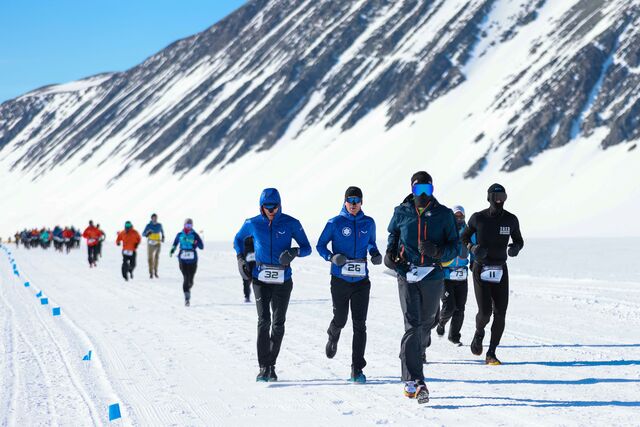 A 18ª Maratona do Gelo Antártica