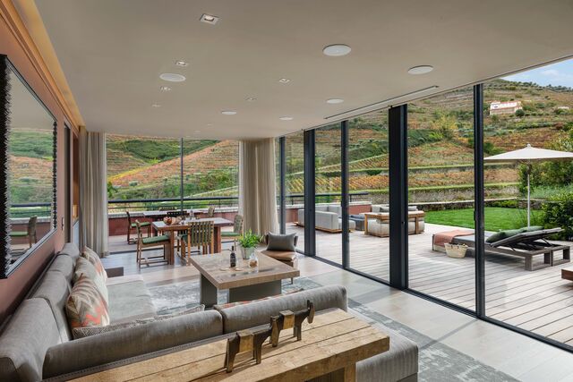 Sala de estar da suite