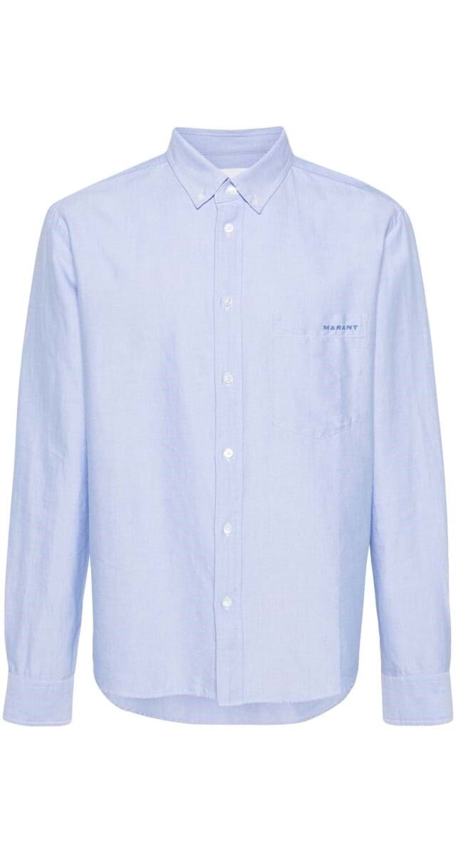 Camisa em algodão bordado, €195, Marant.