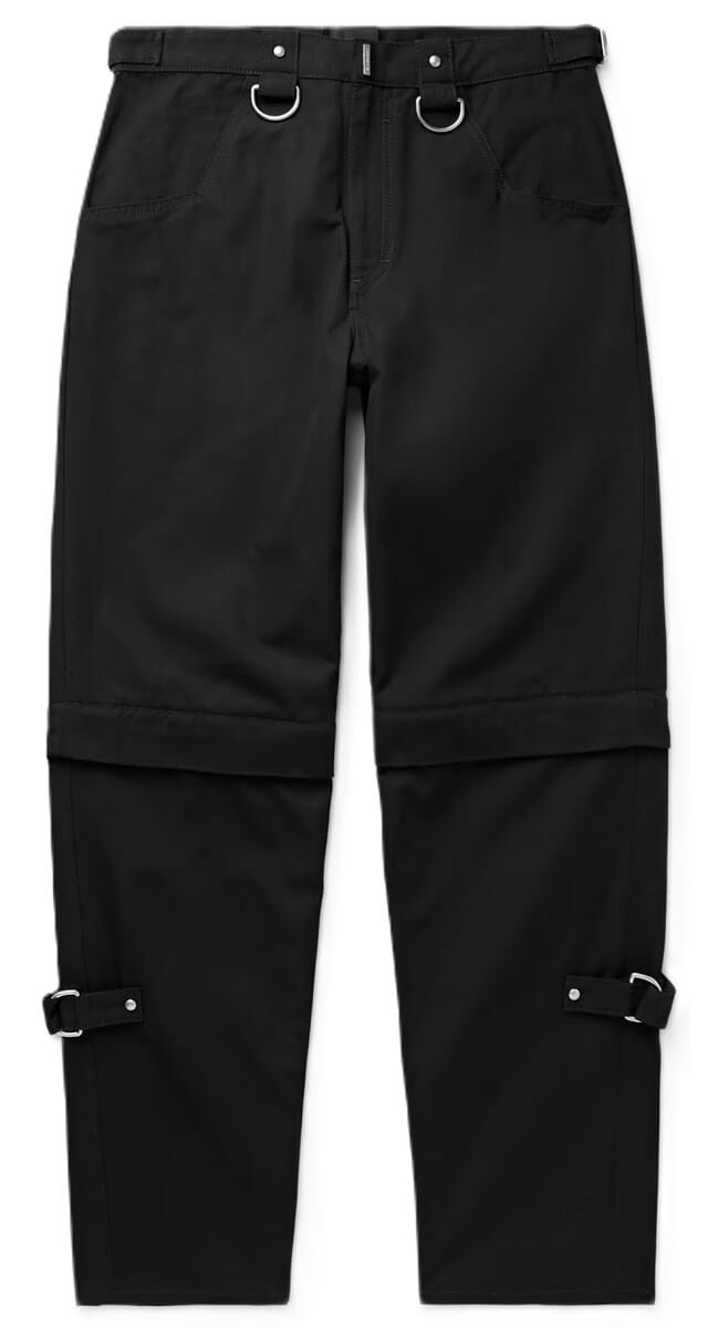 Calças com pernas amovíveis em algodão, €1600, Givenchy.