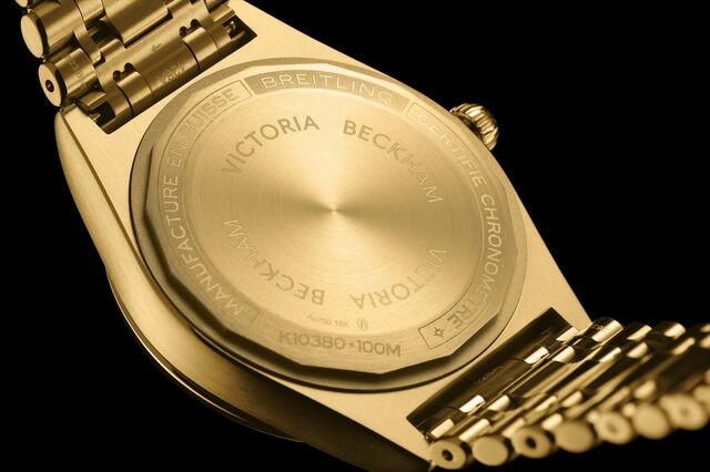 Em todos, um pormenor delicioso: a substituição do 'B' tradicional da Breitling no ponteiro dos segundos pelas iniciais 'VB'.