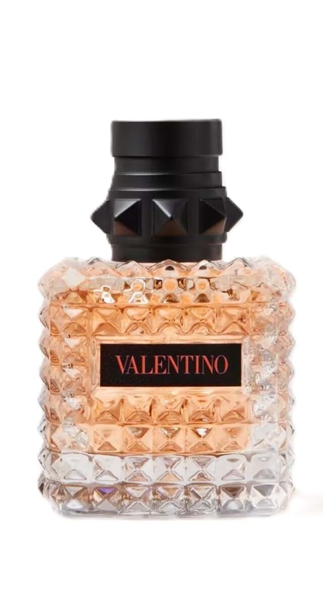 Eau de parfum Born in Roma Coral Fantasy, 30ml, €80, Valentino.