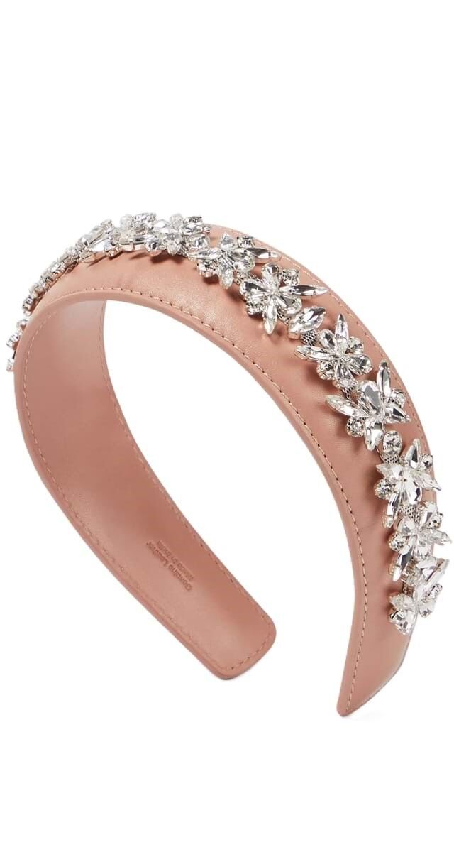 Bandolete em pele com cristais, €350, Zimmermann