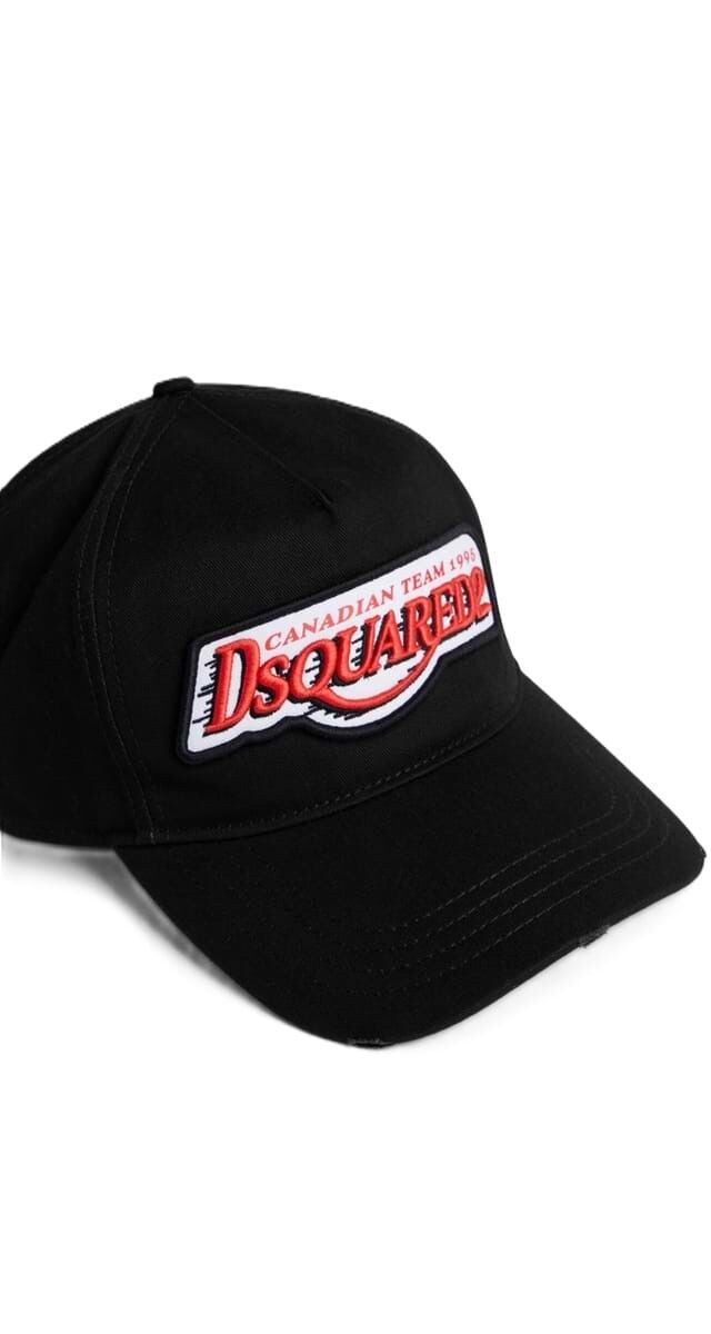 Boné Basket Baseball em algodão bordado, €150, DSquared2.