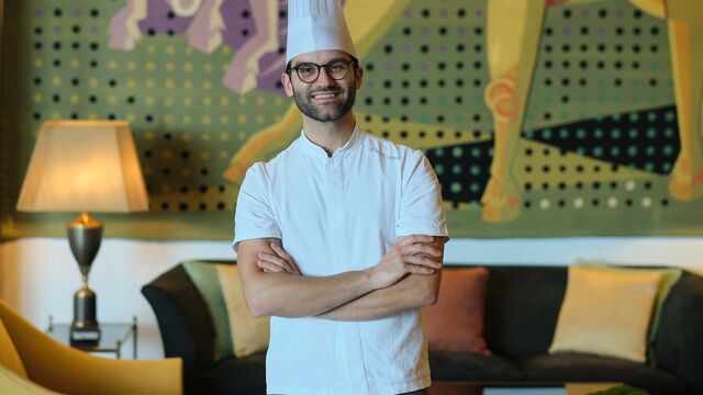 Chef executivo de pastelaria Diogo Lopes.