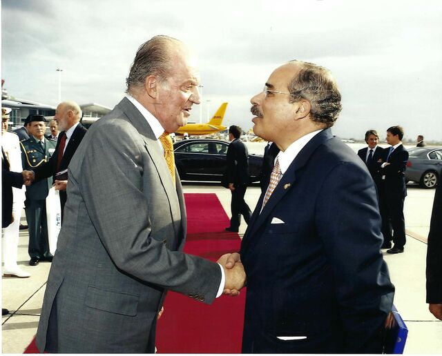 Juan Carlos na viagem ao Porto.