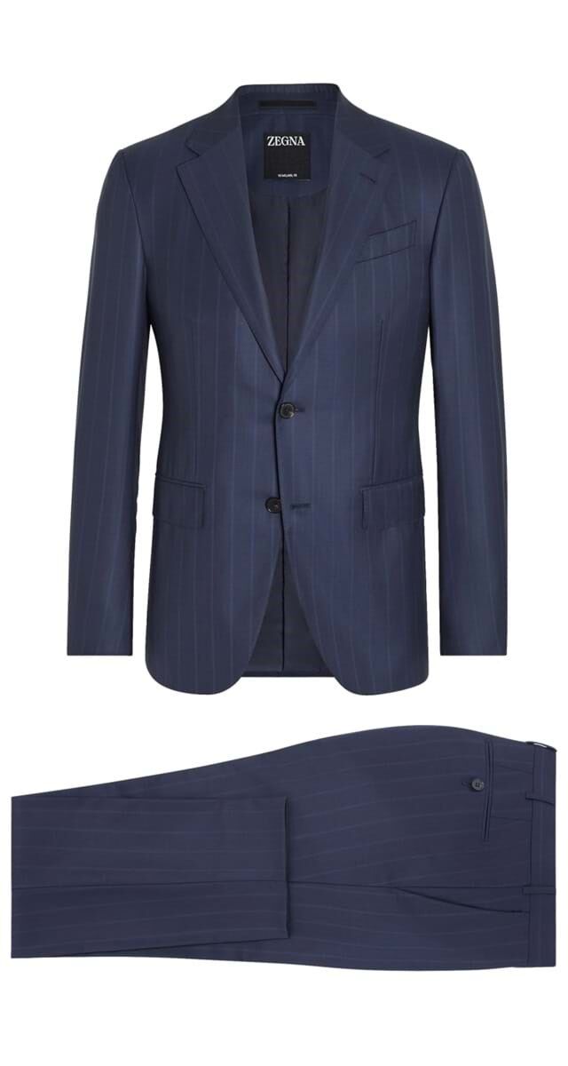 Fato em lã fria, €3900, Zegna.