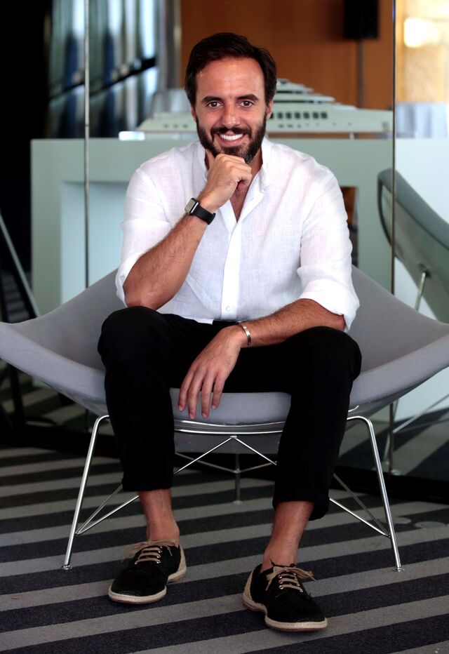 Durante uma conferência em Monte Carlo, Mónaco, 2015.