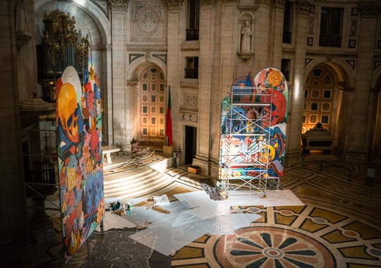 Panteão Nacional recebe instalação do artista ARYZ