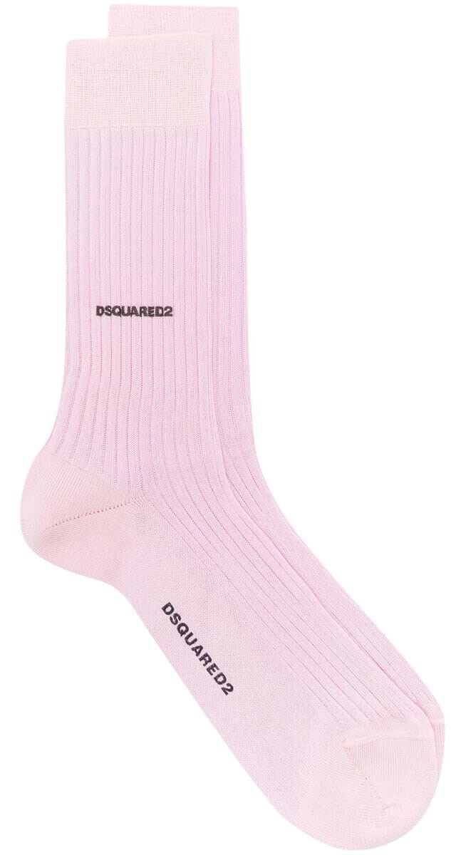 Meias em algodão canelado, €73, DSquared2.