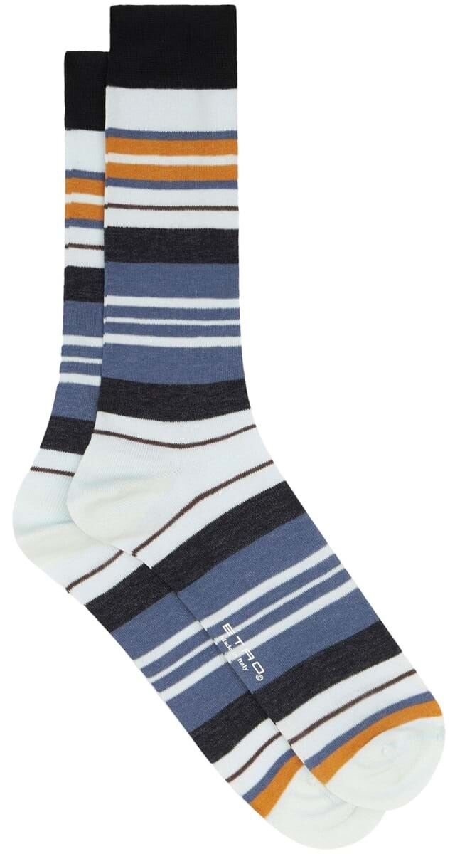 Meias em algodão, €65, Etro.