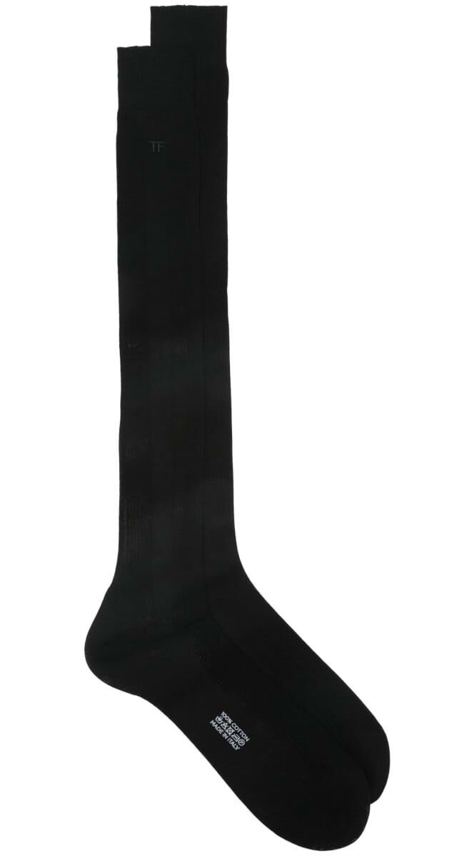 Meias em algodão, €79, Tom Ford.
