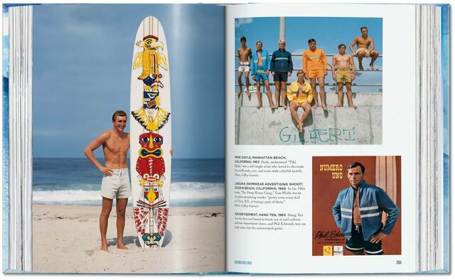 Um livro dedicado ao surf.