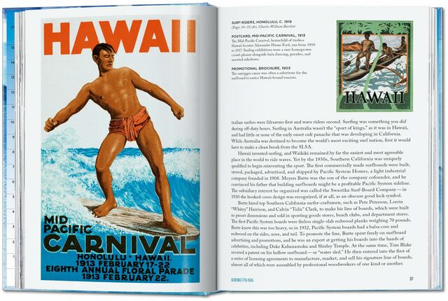 Um livro dedicado ao surf.