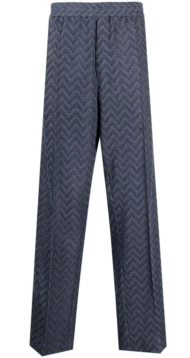 Calças em crochet zigzag, €790, Missoni.