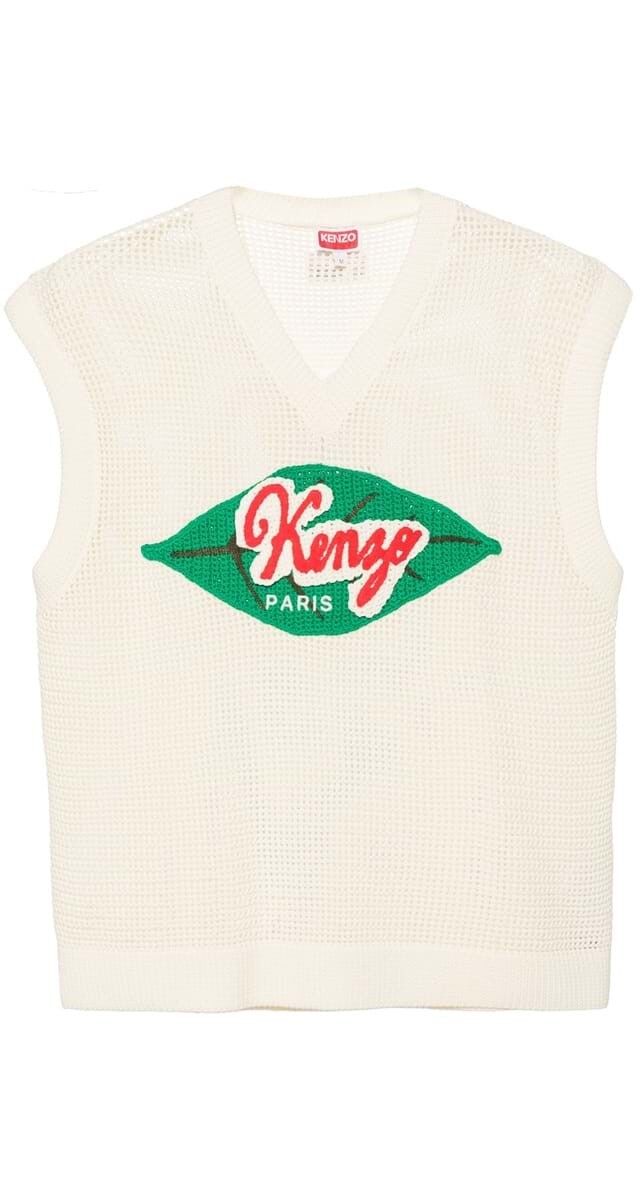 Gillet em crochet, €290, Kenzo.