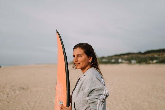 A surfista brasileira venceu a competição feminina na última prova no "canhão", juntando mais um título à sua longa lista de conquistas.