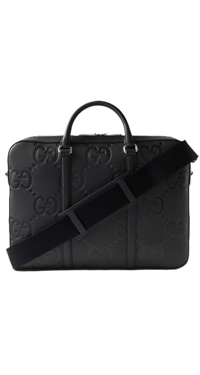 Pasta em pele gravada, €2200, Gucci.