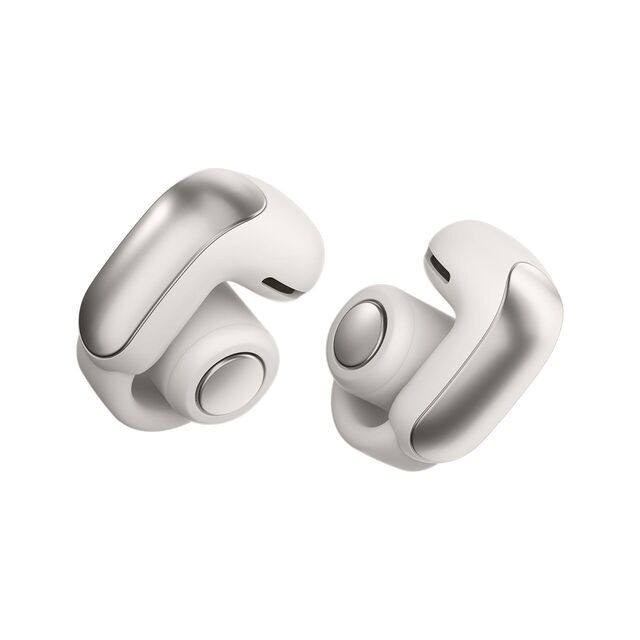 Os Bose Ultra Open Earbuds estão disponíveis em duas cores , preto e branco fumado, e vêm com um estojo rígido para armazenamento e recarregamento conveniente.