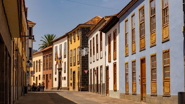 Centro de La Laguna com a sua arquitetura colonial