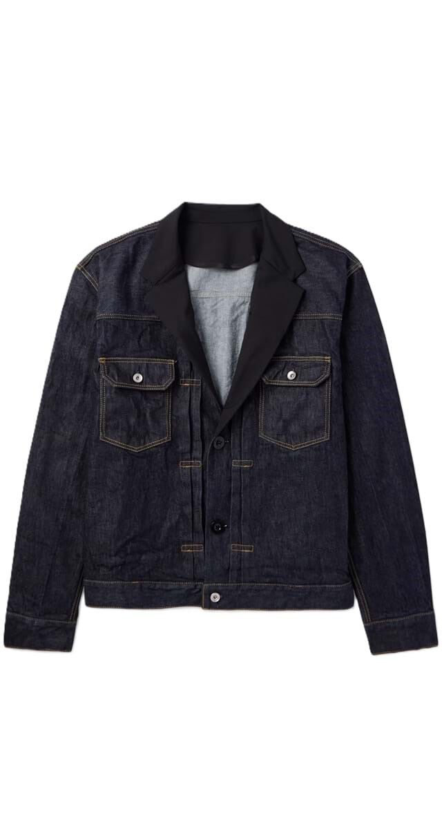 Casaco em ganga, €1040, Sacai.