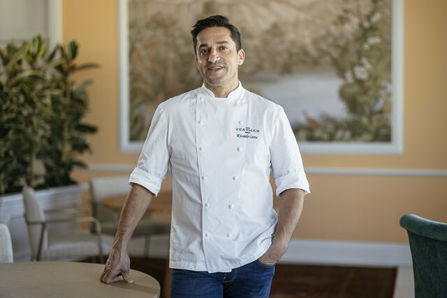 Chef Ricardo Costa, chef executico no The Yeatman, The Yeatman Gastronomic Restaurant com 2 estrelas Michelin